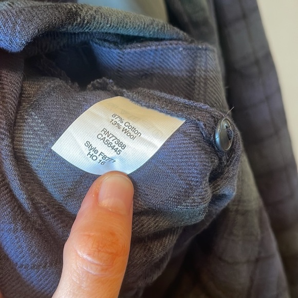 Madewell Tartan Flannel Plaid Shirt Dress - Picture 8 of 8